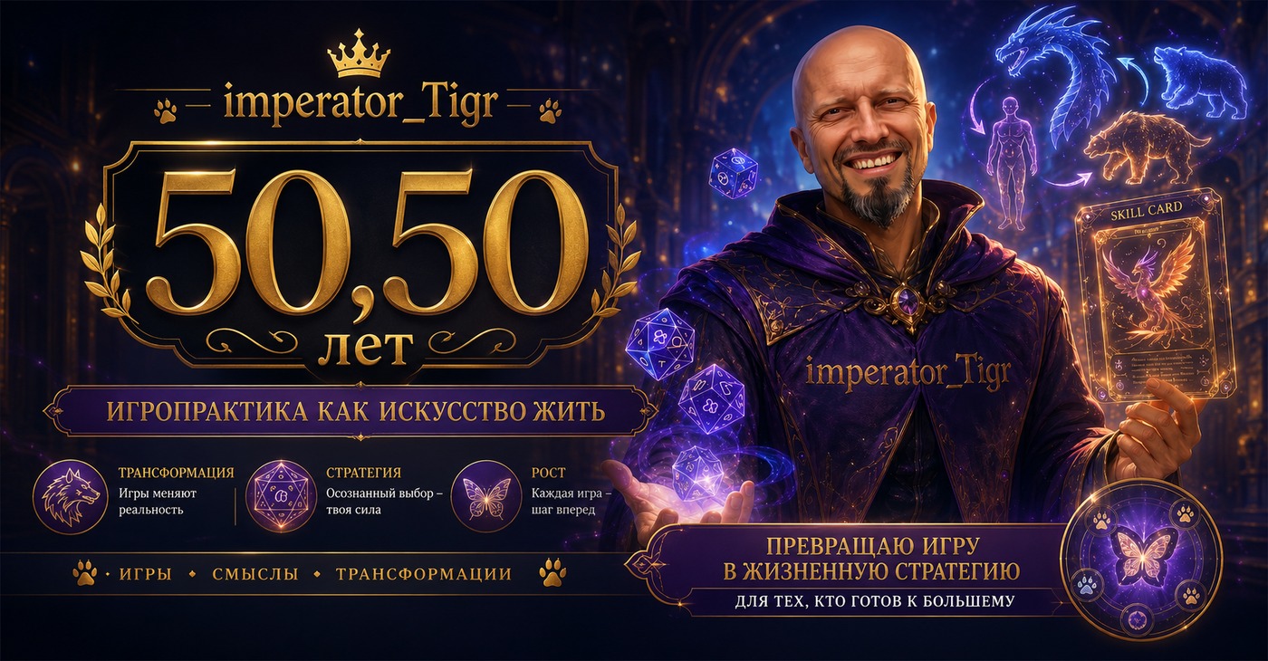 50,50 лет — хорошее время для старта проявленности